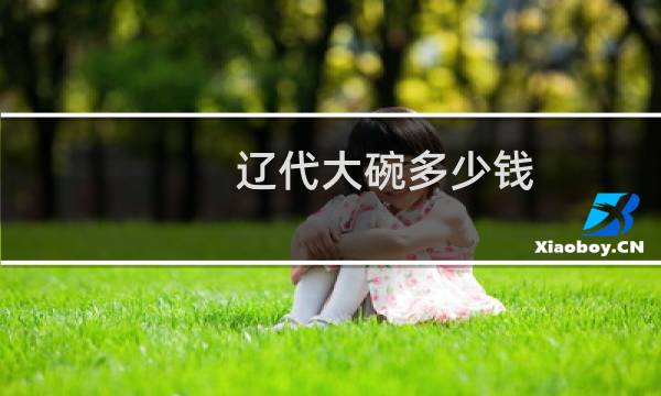 辽代大碗多少钱