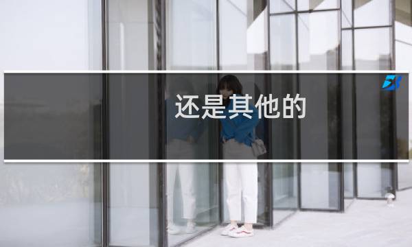 还是其他的