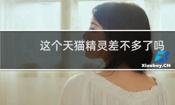这个天猫精灵差不多了吗