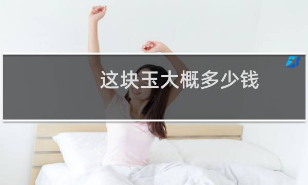 这块玉大概多少钱