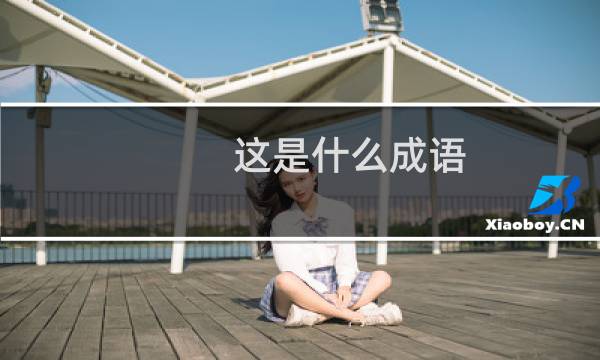 这是什么成语