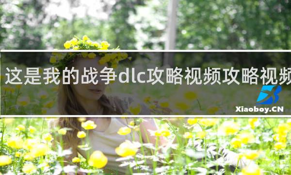 这是我的战争dlc攻略视频攻略视频攻略