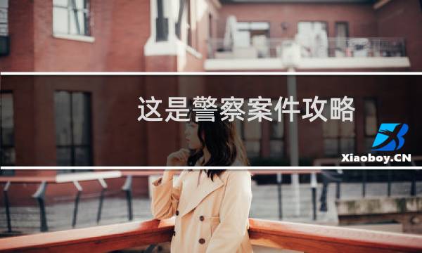 这是警察案件攻略