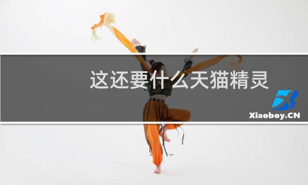 这还要什么天猫精灵