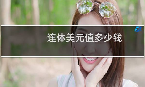 连体美元值多少钱