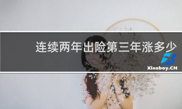 连续两年出险第三年涨多少