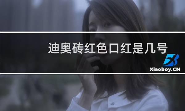 迪奥砖红色口红是几号