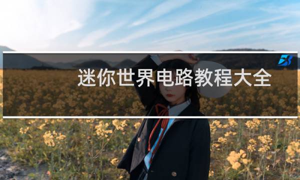 迷你世界电路教程大全