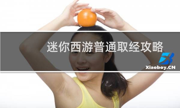 迷你西游普通取经攻略