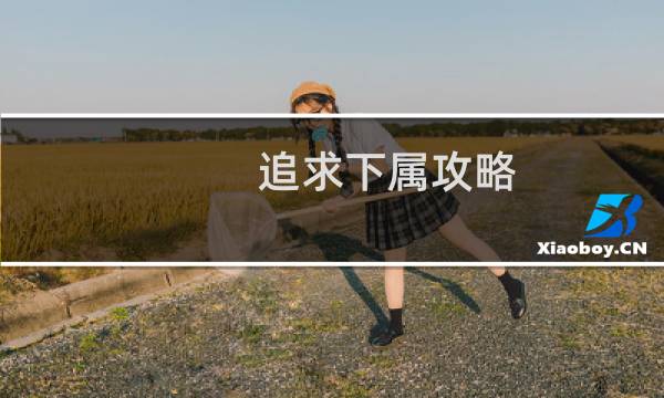 追求下属攻略