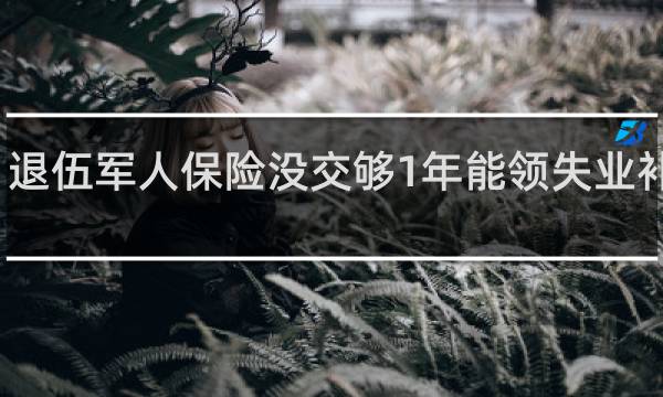 退伍军人保险没交够1年能领失业补贴吗