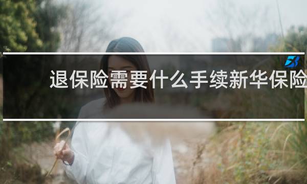 退保险需要什么手续新华保险