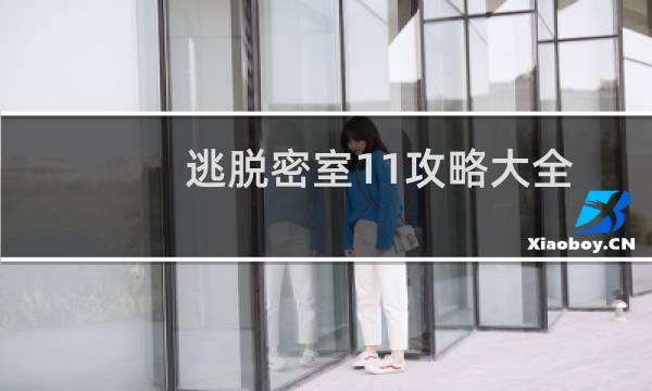 逃脱密室11攻略大全