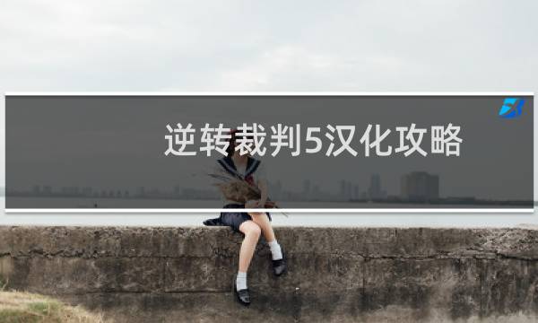 逆转裁判5汉化攻略