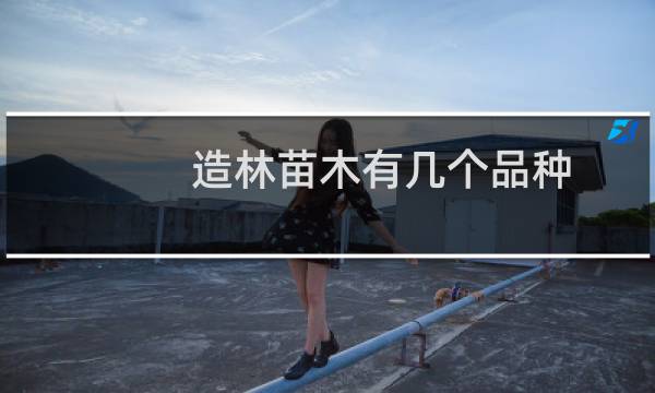 造林苗木有几个品种