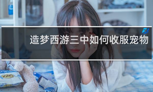 造梦西游三中如何收服宠物