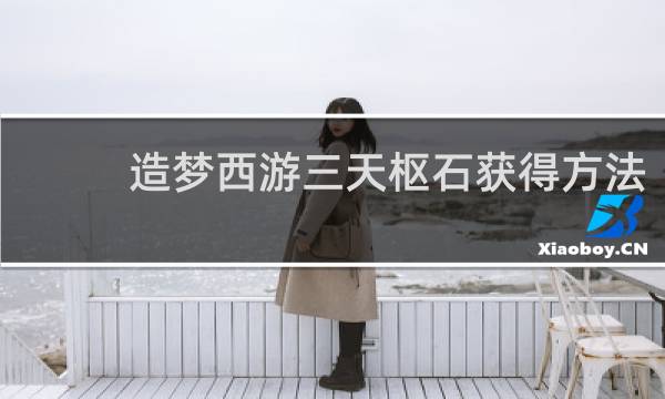 造梦西游三天枢石获得方法