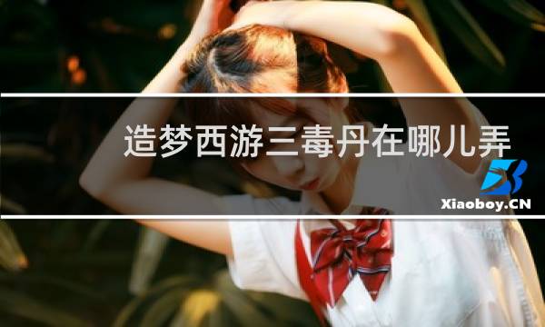 造梦西游三毒丹在哪儿弄