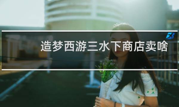 造梦西游三水下商店卖啥