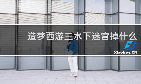 造梦西游三水下迷宫掉什么
