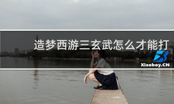 造梦西游三玄武怎么才能打