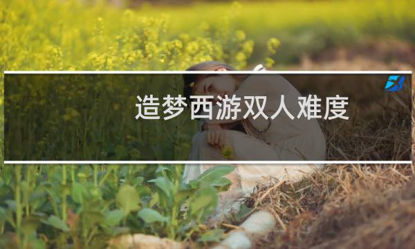 造梦西游双人难度