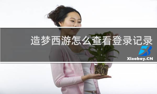 造梦西游怎么查看登录记录