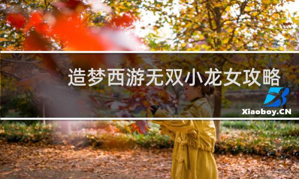 造梦西游无双小龙女攻略