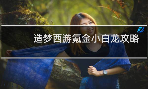 造梦西游氪金小白龙攻略