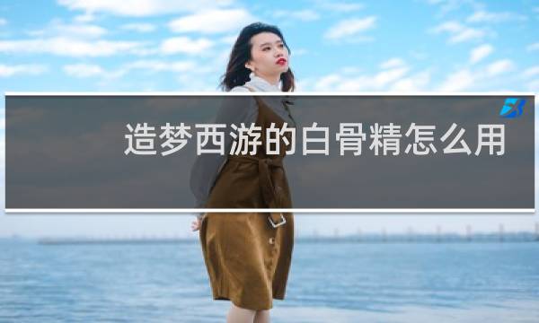 造梦西游的白骨精怎么用