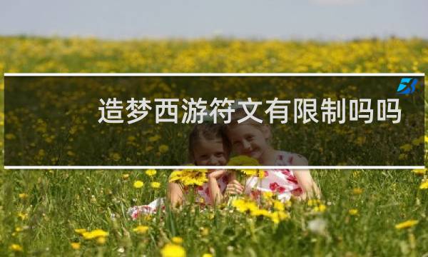 造梦西游符文有限制吗吗