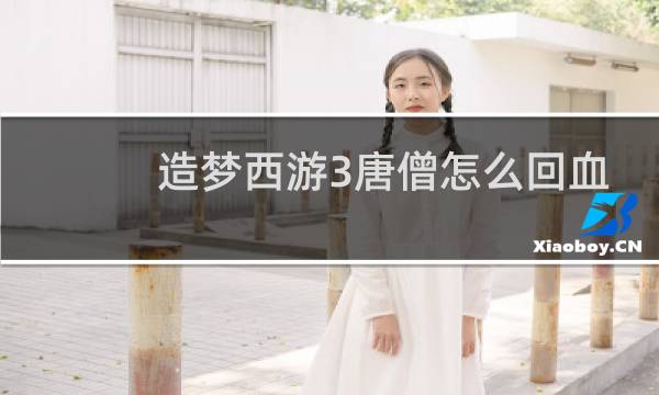 造梦西游3唐僧怎么回血