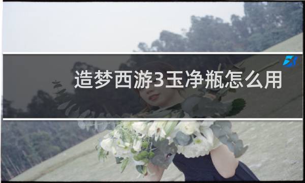 造梦西游3玉净瓶怎么用