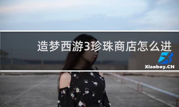 造梦西游3珍珠商店怎么进
