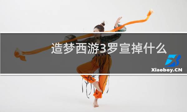 造梦西游3罗宣掉什么