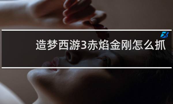 造梦西游3赤焰金刚怎么抓