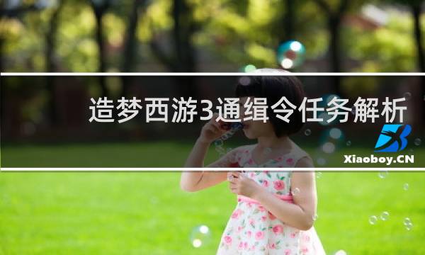 造梦西游3通缉令任务解析