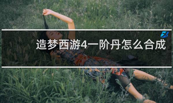 造梦西游4一阶丹怎么合成