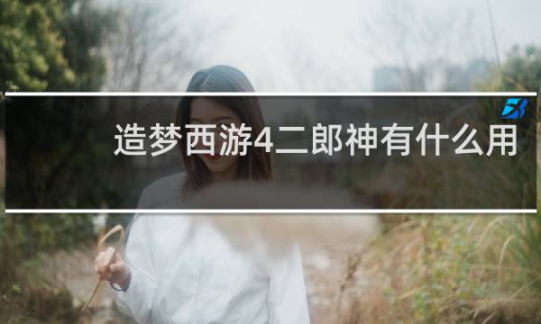 造梦西游4二郎神有什么用
