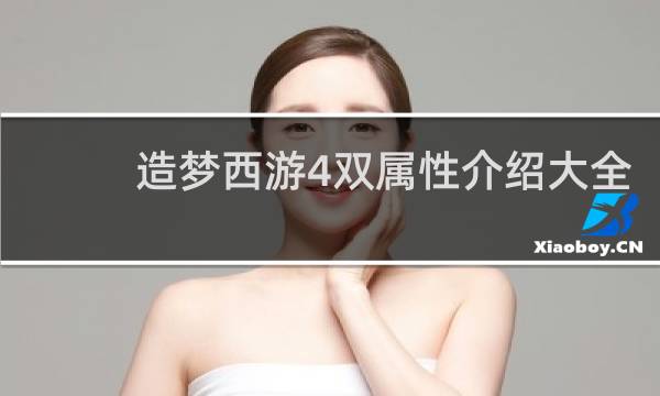 造梦西游4双属性介绍大全