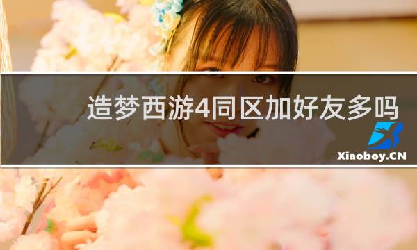 造梦西游4同区加好友多吗