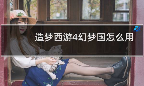 造梦西游4幻梦国怎么用