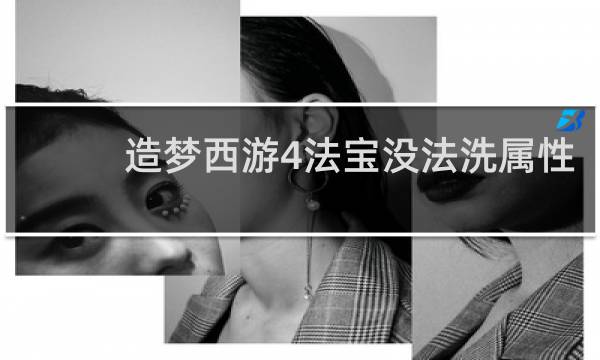 造梦西游4法宝没法洗属性