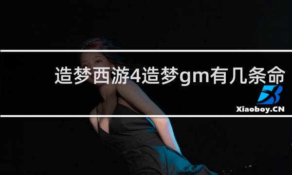 造梦西游4造梦gm有几条命