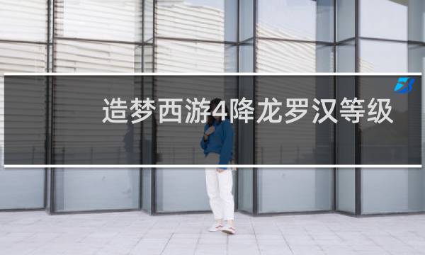 造梦西游4降龙罗汉等级