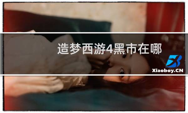 造梦西游4黑市在哪