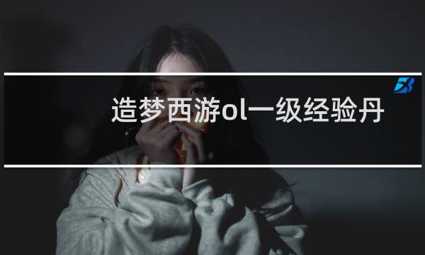 造梦西游ol一级经验丹