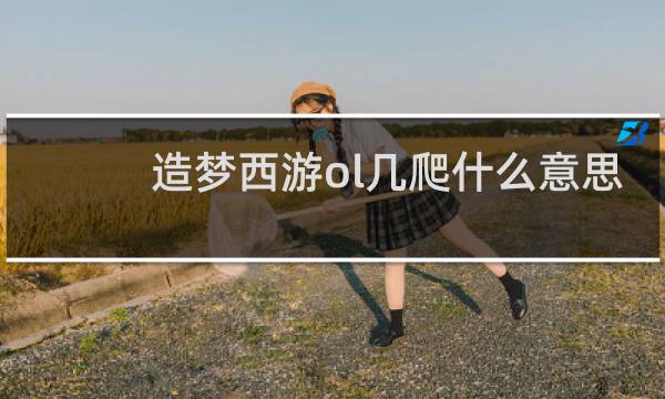 造梦西游ol几爬什么意思
