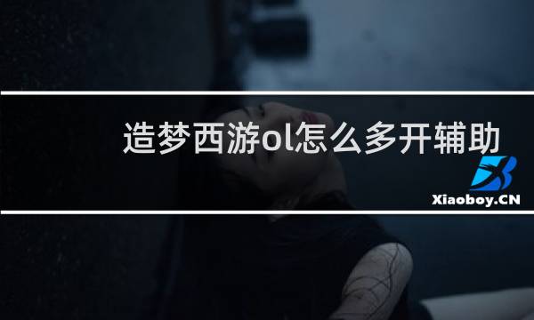 造梦西游ol怎么多开辅助