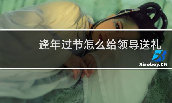 逢年过节怎么给领导送礼